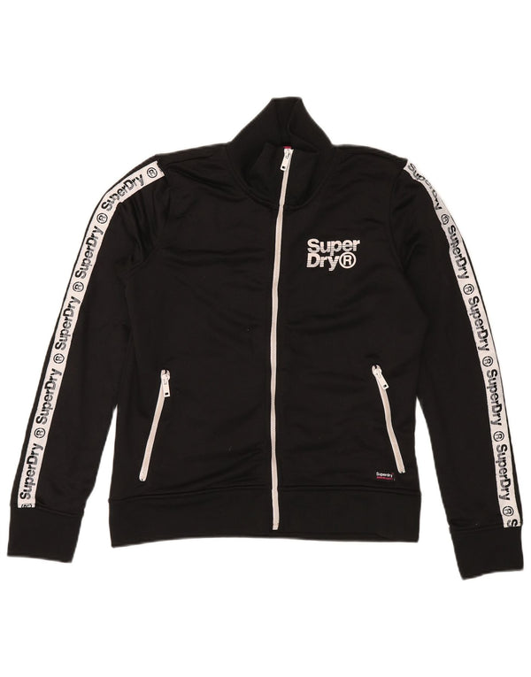 Giacca da tuta da donna SUPERDRY UK 14 Medium Black Colourblock