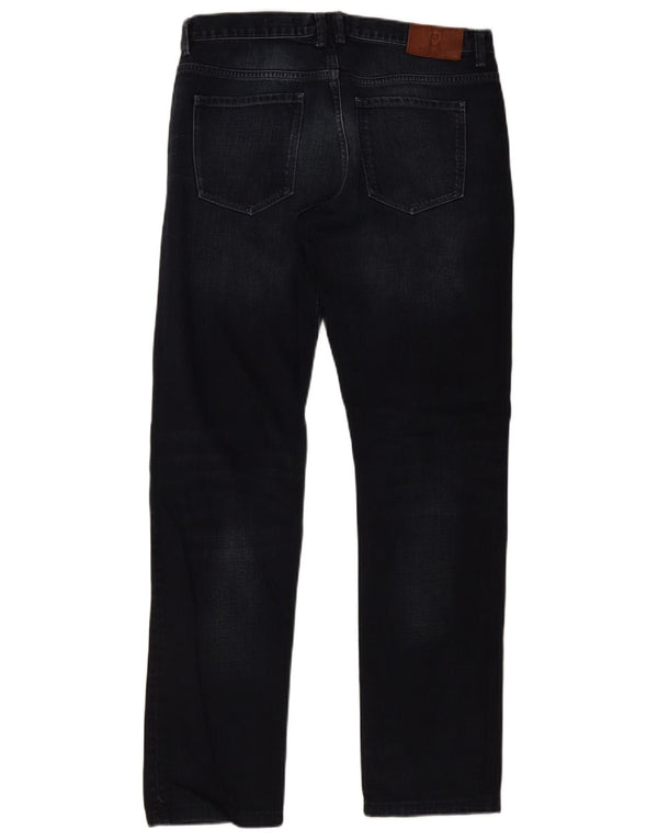 Jeans dritti da uomo Massimo Dutti EU 42 Large W32 L32 Blu navy