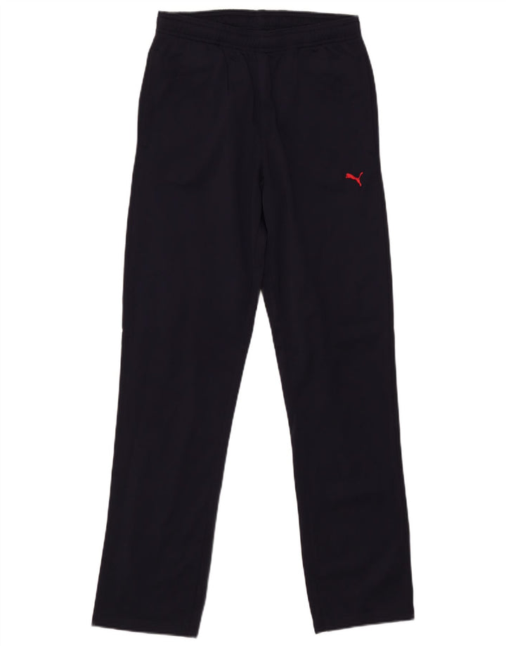 Pantaloni della tuta da ragazzo PUMA 13-14 anni in poliestere blu navy