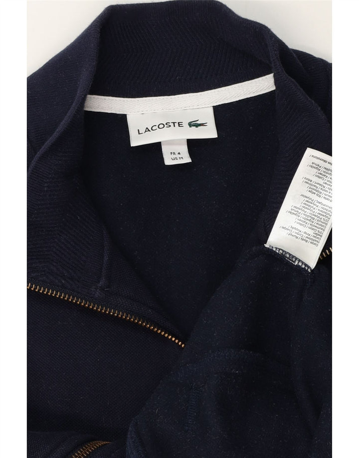 Giacca da tuta da uomo LACOSTE taglia 4 media cotone blu navy