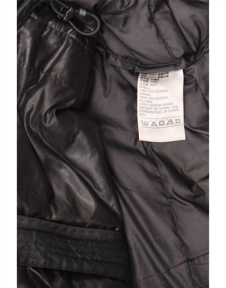 Giacca imbottita con cappuccio da donna Adidas UK 18 XL poliestere nero