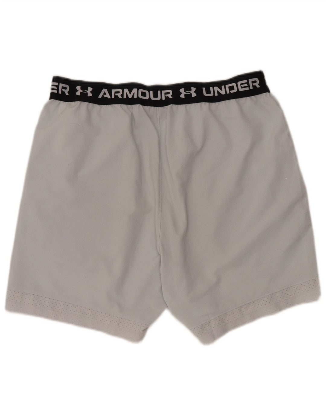 Pantaloncini sportivi grafici da uomo UNDER ARMOUR Large in poliestere color block grigio