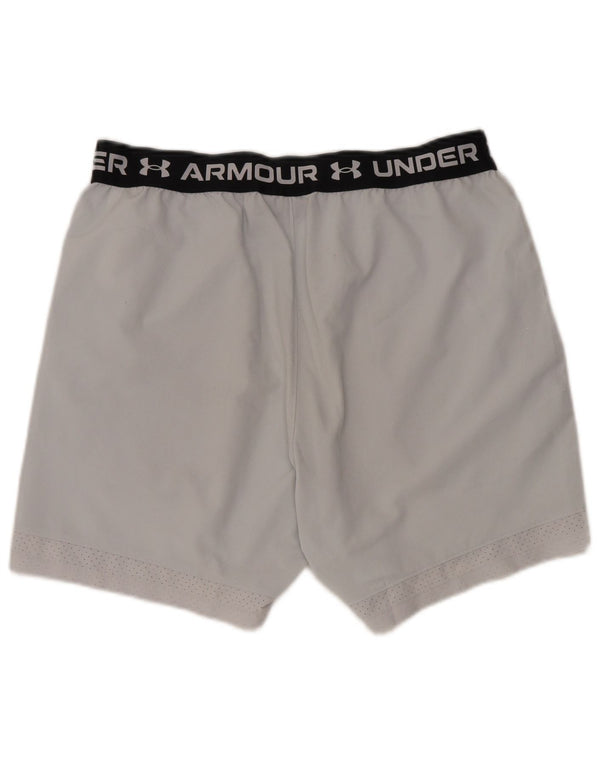 Pantaloncini sportivi grafici da uomo UNDER ARMOUR Large in poliestere color block grigio