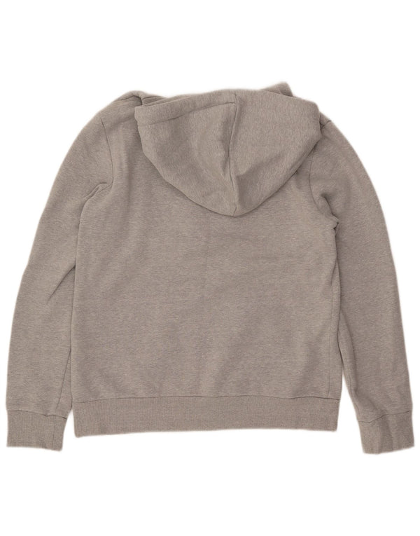 Maglione con cappuccio grafico da donna SUPERDRY UK 14 Cotone grigio medio