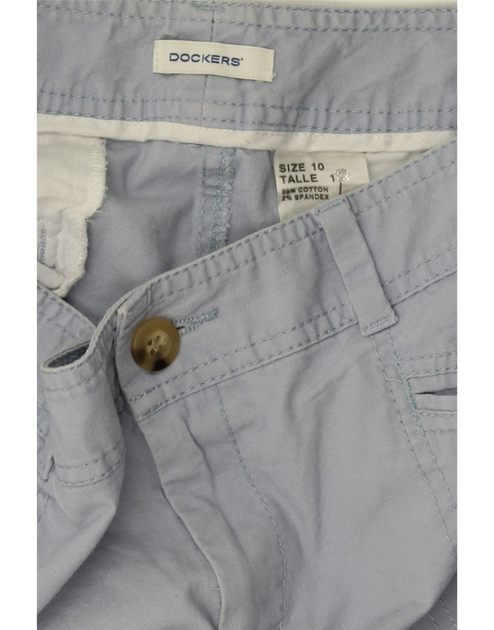 DOCKERS Womens Capri Trousers US 10 Large W30 L21 Blue Cotton Vintage Dockers and Second-Hand Dockers from Messina Hembry 
