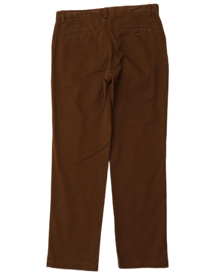 POLO RALPH LAUREN Pantaloni chino dritti vestibilità classica da uomo W33 L32 Marrone