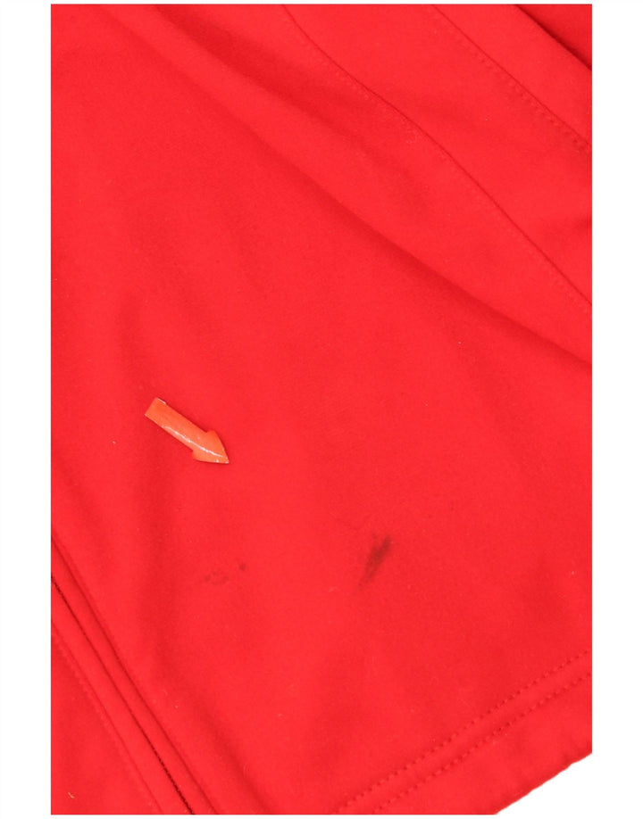 Giacca da allenamento Adidas Climalite da uomo, grande, in poliestere rosso