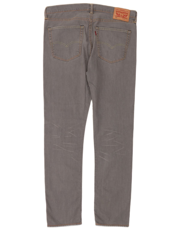 Jeans Levi's Uomo 510 Skinny W36 L32 Cotone Grigio