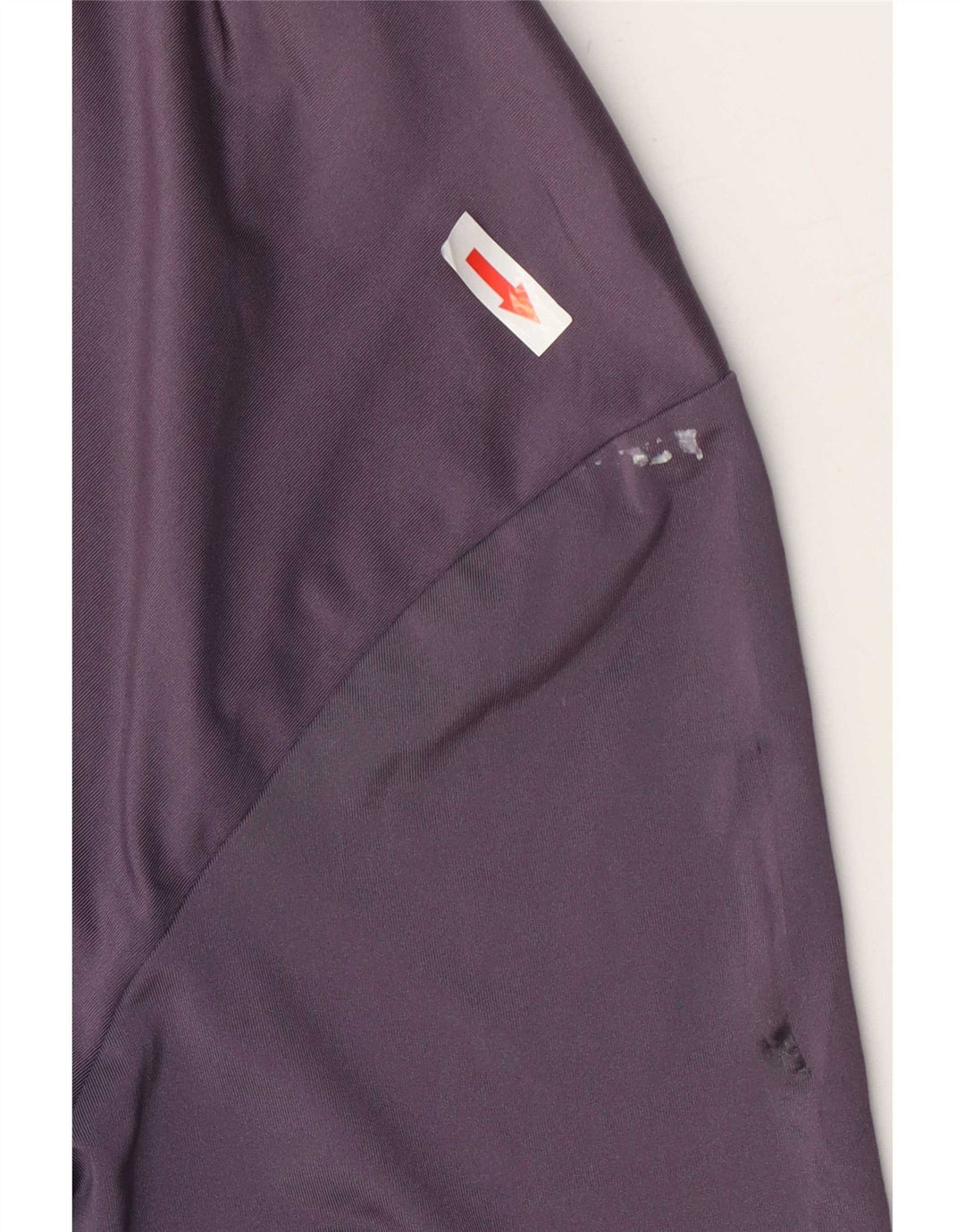 Polo da golf da uomo Adidas, grande, in poliestere a righe viola