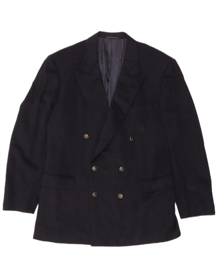 Giacca blazer doppiopetto da uomo BELVEST IT 52 XL Lana blu navy