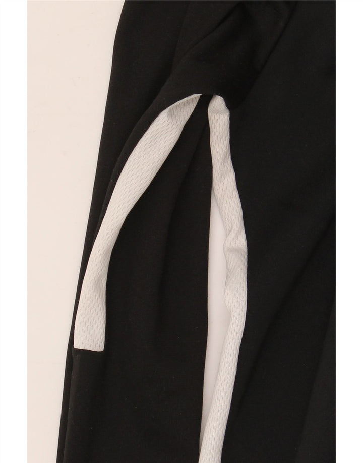 Top della tuta pullover Nike da ragazzo Dri Fit con zip e collo 13-14 anni XL Nera