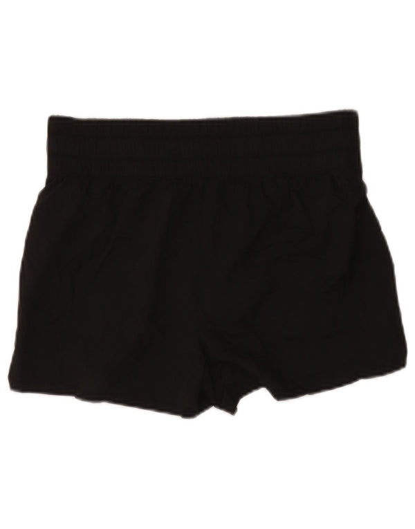Pantaloncini sportivi Reebok da donna UK 10 Small Nero Poliestere