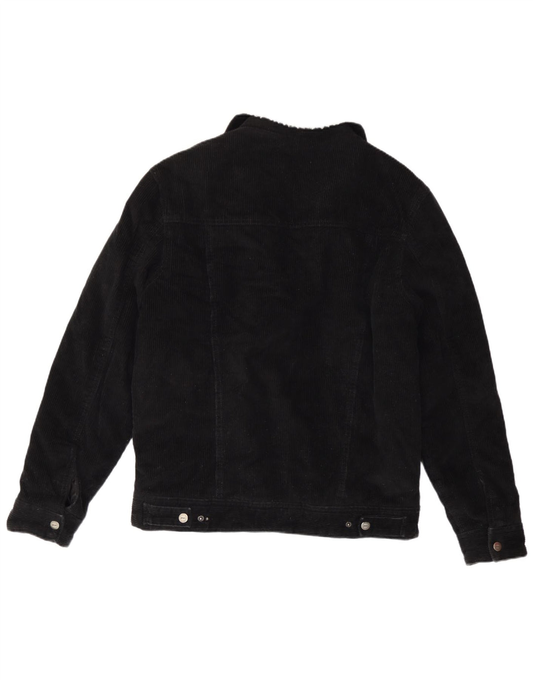 Giacca da uomo in velluto a coste Sherpa Zara UK 38 cotone nero medio