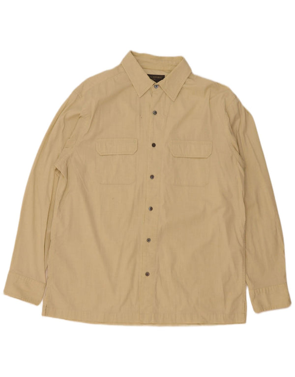 Camicia da uomo Banana Republic XL in cotone beige