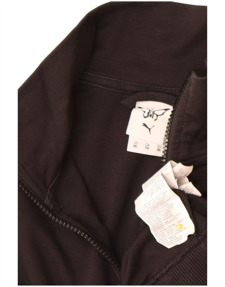 Giacca corta da tuta da donna Puma UK 20 2XL Poliestere color block nero