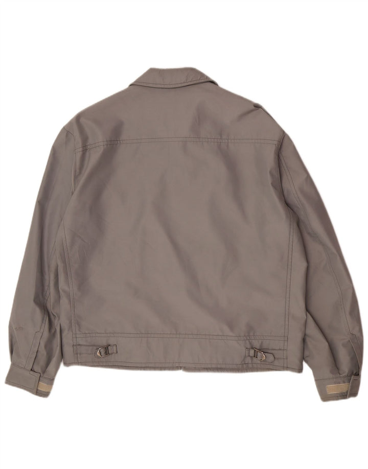 Giubbotto Bomber Uomo Trussardi IT 52 XL Grigio Poliestere Classico