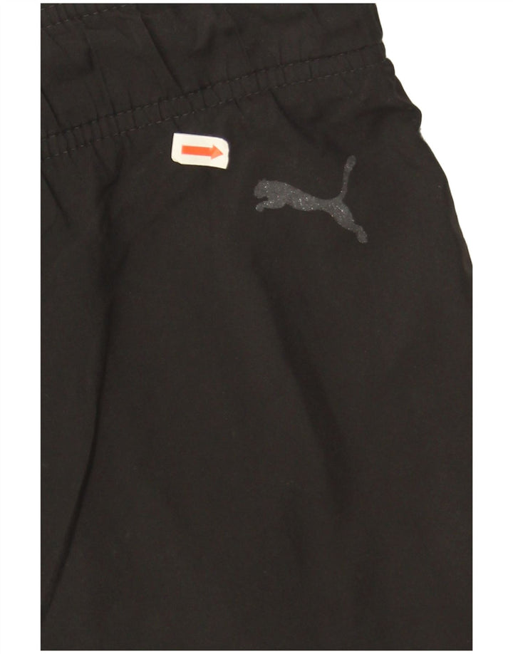 Pantaloncini sportivi grafici da uomo Puma medi neri