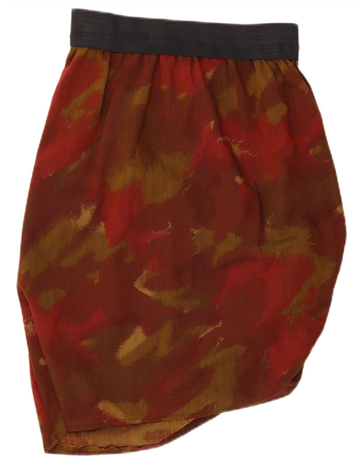 Gonna a palloncino vintage da donna W28 mimetica media multicolore