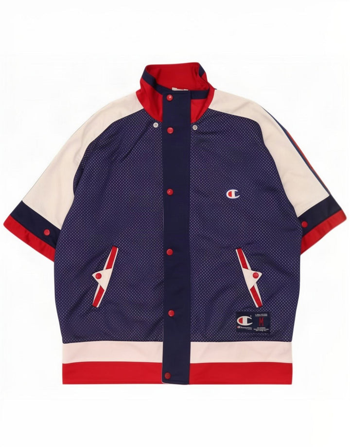 Champion Giacca da tuta da uomo di colore medio blu navy Colourblock