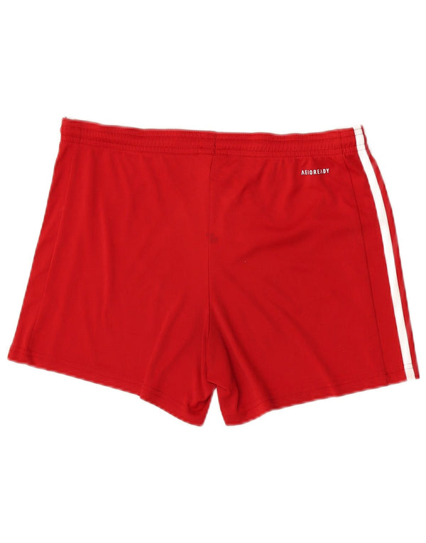 Pantaloncini sportivi Adidas Aeroready da donna UK 8/10 piccoli rossi