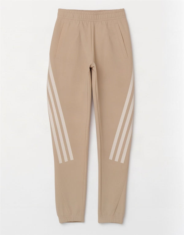 Pantaloni da tuta da donna Adidas Joggers UK 4 XS Beige Cotton