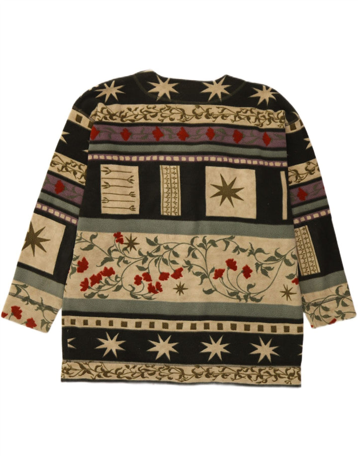 Maglione in pile oversize da donna Etirel UK 14 Medium multicolore Fair Isle