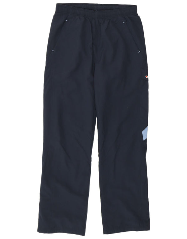 Pantaloni da tuta da uomo Champion Large in poliestere color block blu navy