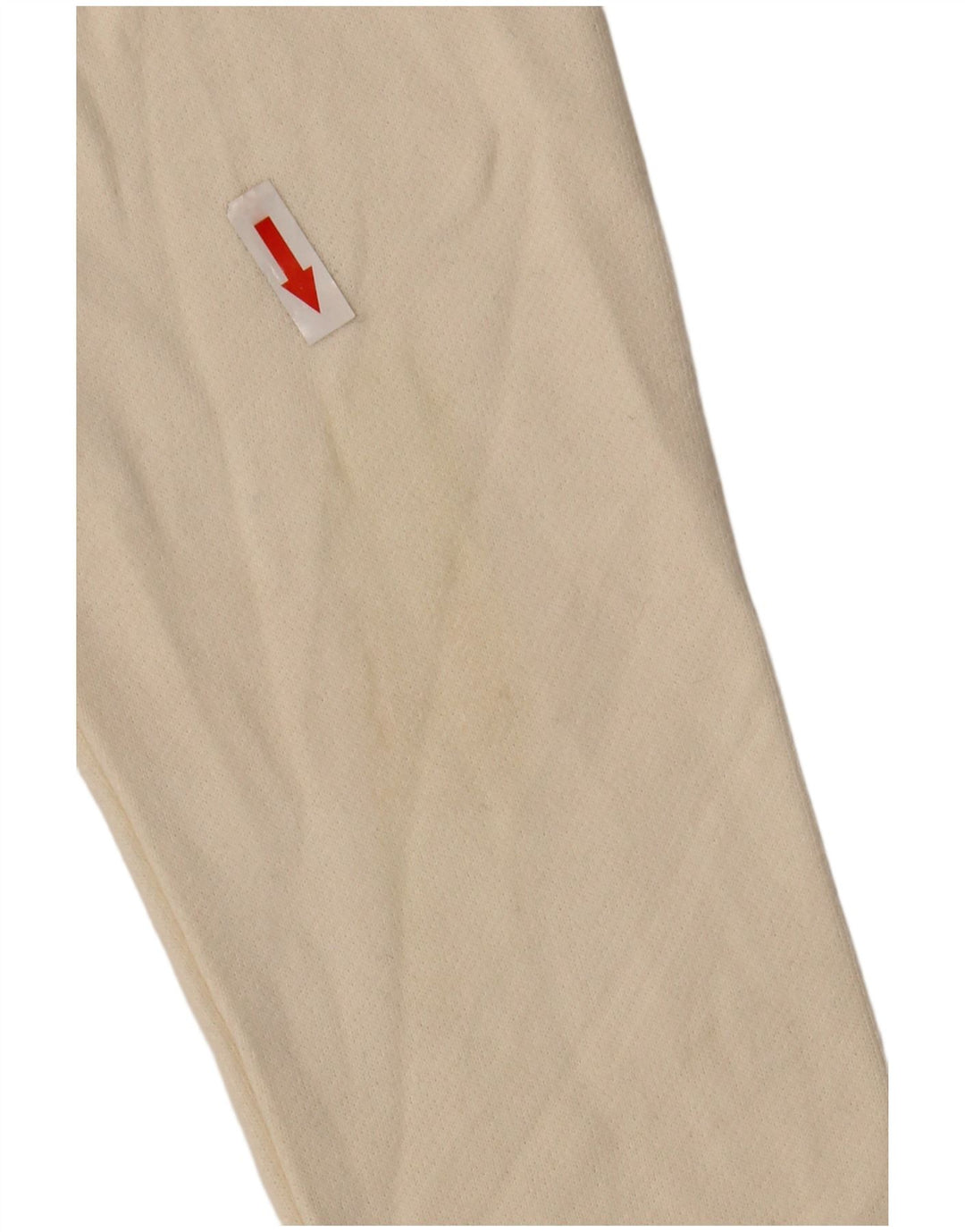Top da donna a manica lunga Izod UK 10 piccolo cotone bianco