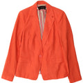 Giacca blazer a 1 bottone da donna Zara UK 12 arancione medio