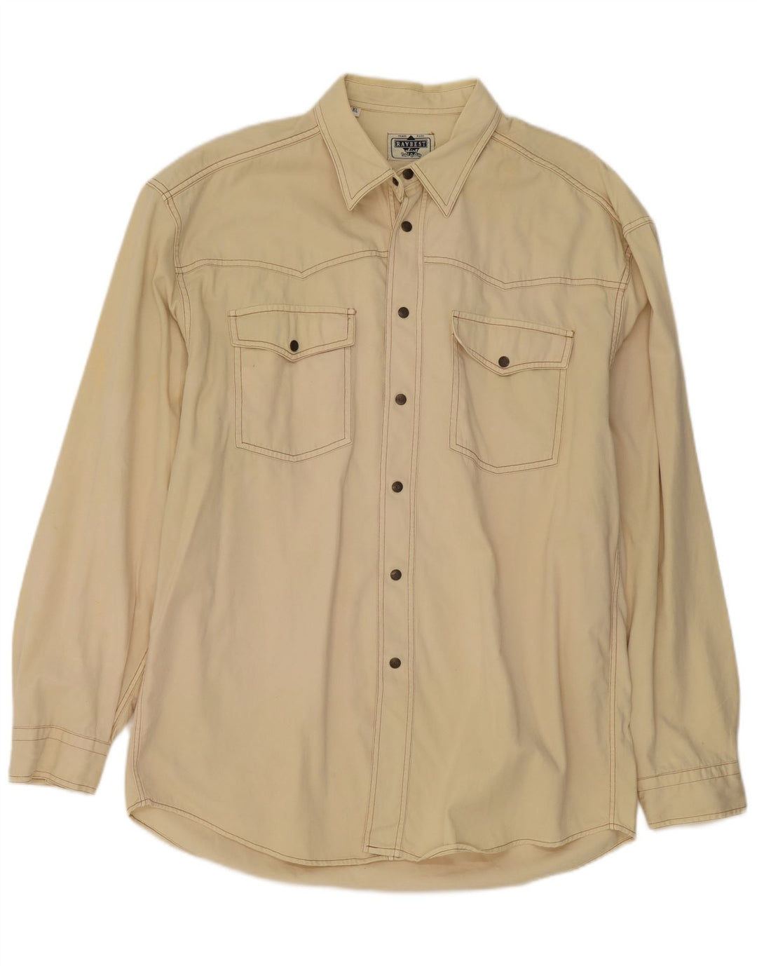 Camicia da uomo Raybest XL bianco sporco