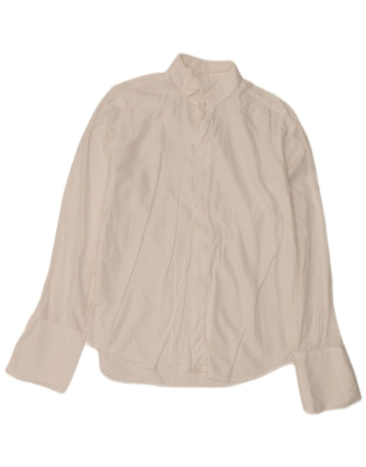 Camicia da uomo Roccobarocco piccola bianca