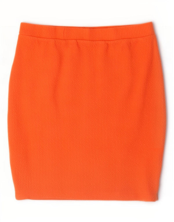 Minigonna da donna Calvin Klein grande W32 poliestere arancione