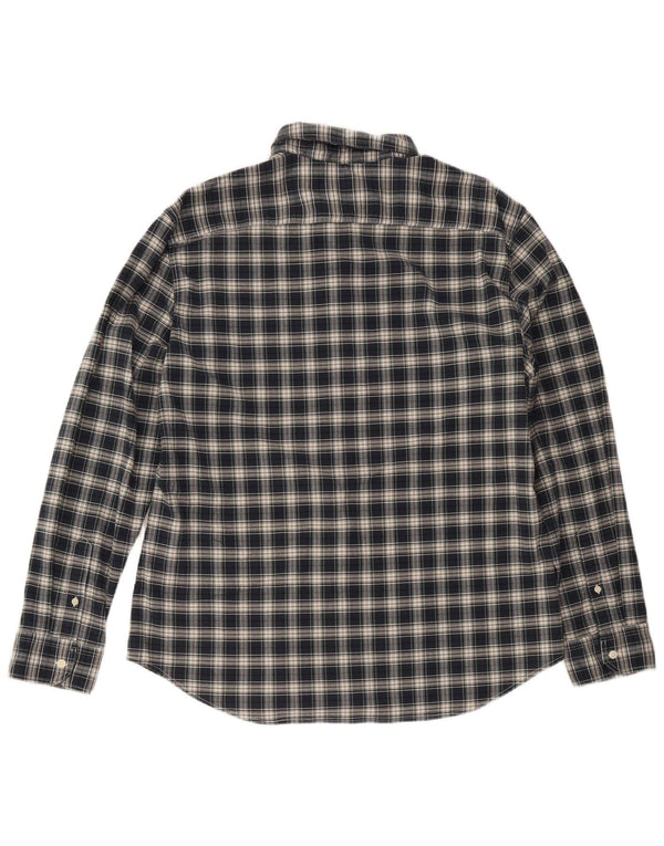 Camicia slim da uomo Levi's 2XL in cotone a quadri blu navy