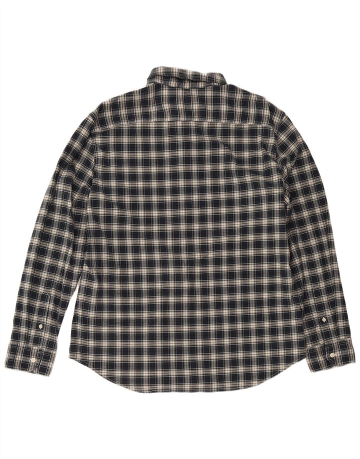 Camicia slim da uomo Levi's 2XL in cotone a quadri blu navy