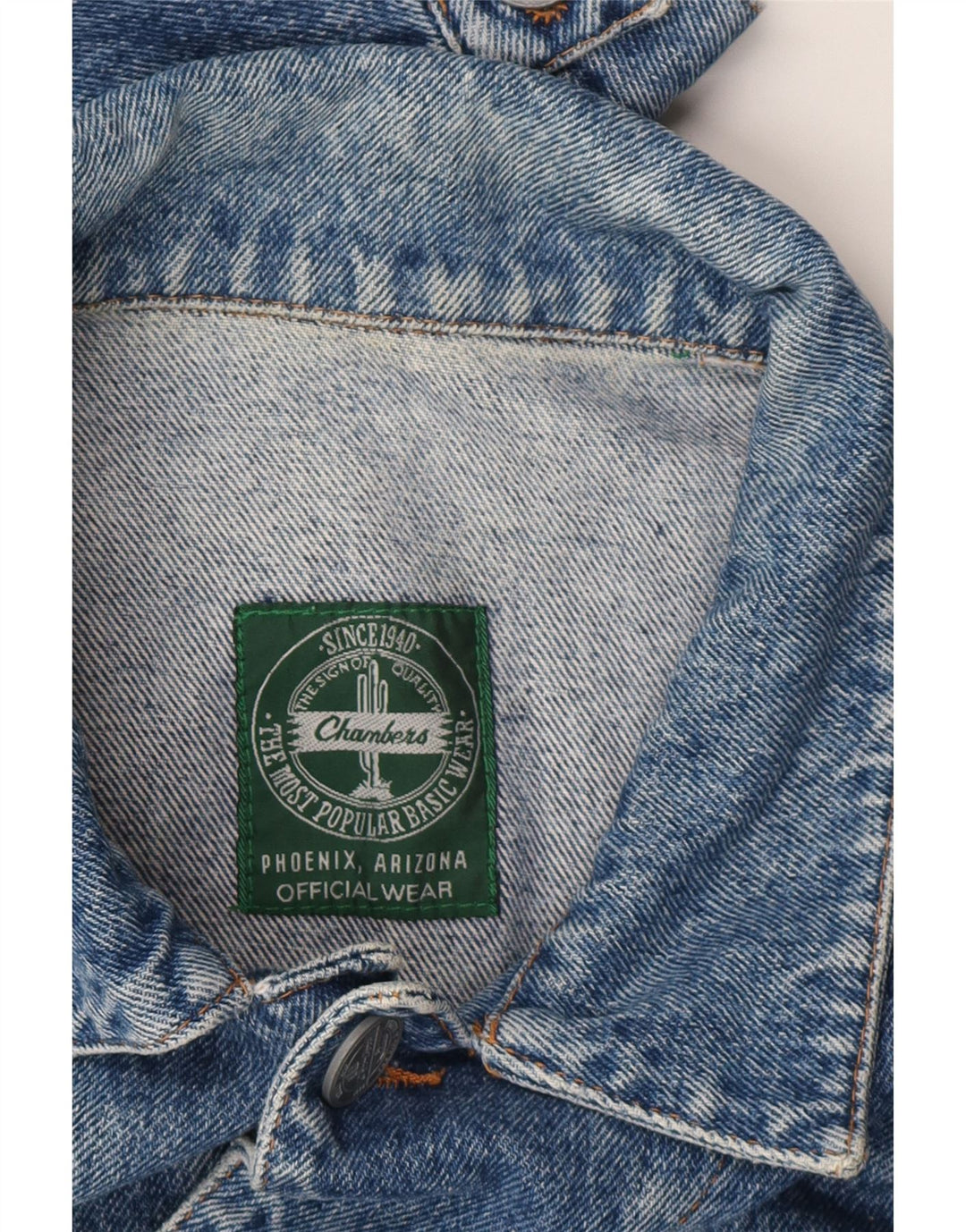 Giacca di jeans da donna Chambers UK 20 2XL Blu