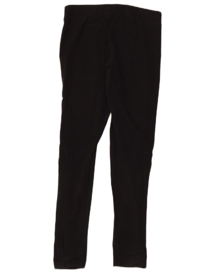 Leggings grafici da donna Adidas UK 12 cotone medio nero