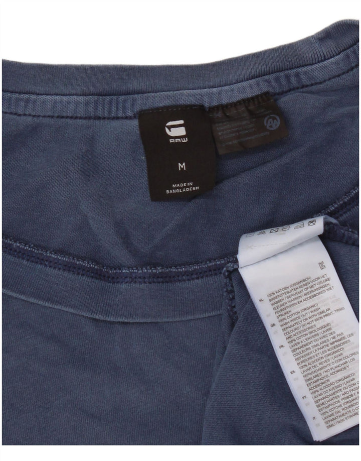 T-shirt da uomo G-Star Top in cotone blu medio
