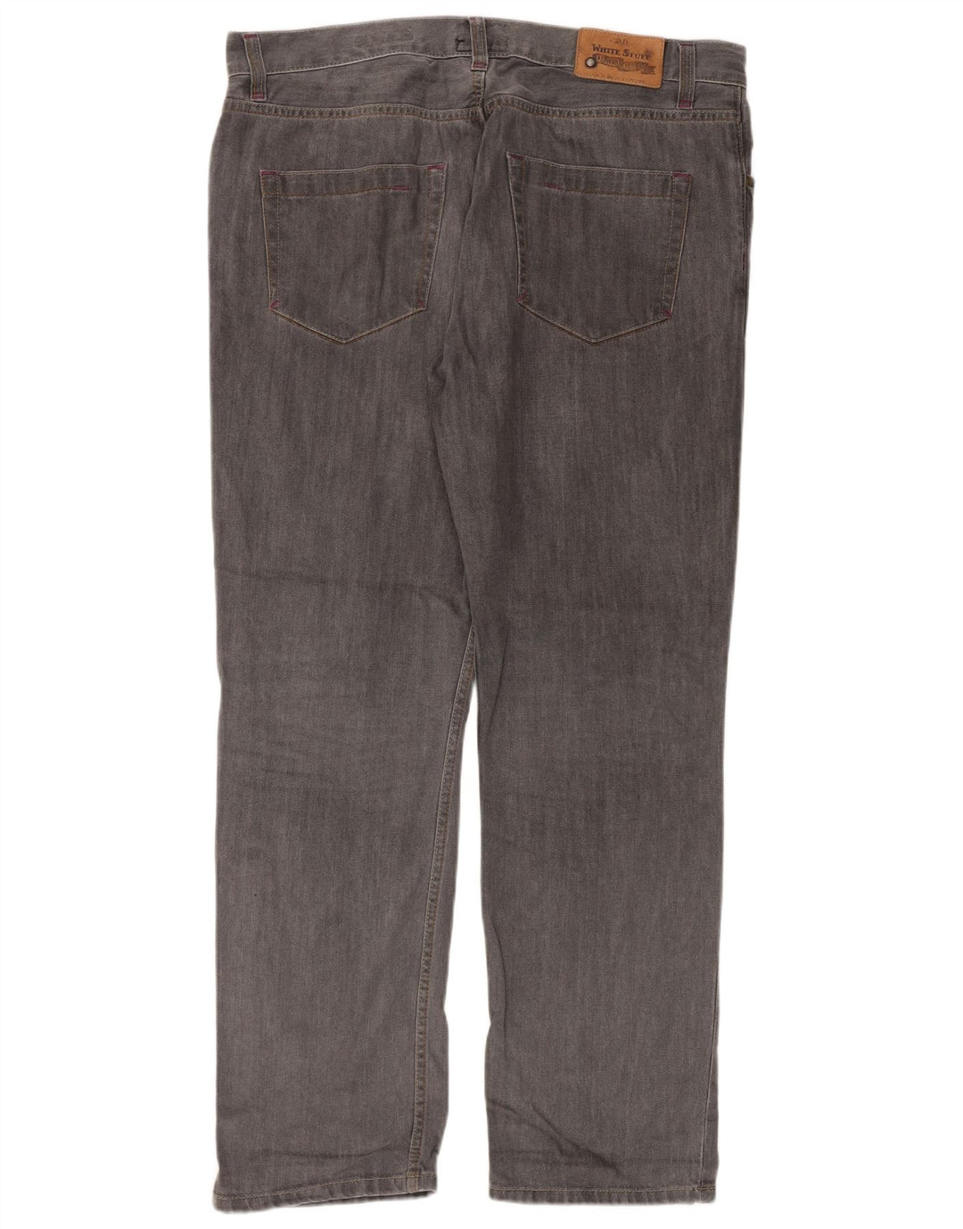 Jeans dritti da uomo White Stuff W38 L32 cotone grigio