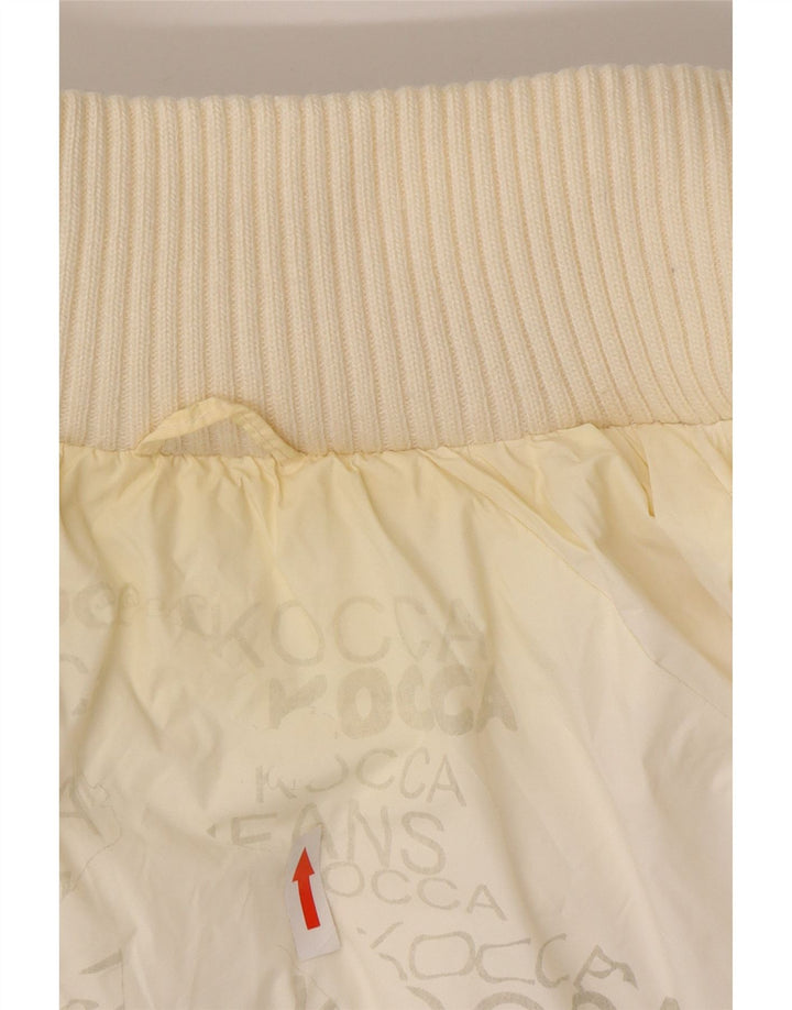 Giacca imbottita con cappuccio da donna KOCCA UK 16 XL bianca in poliammide