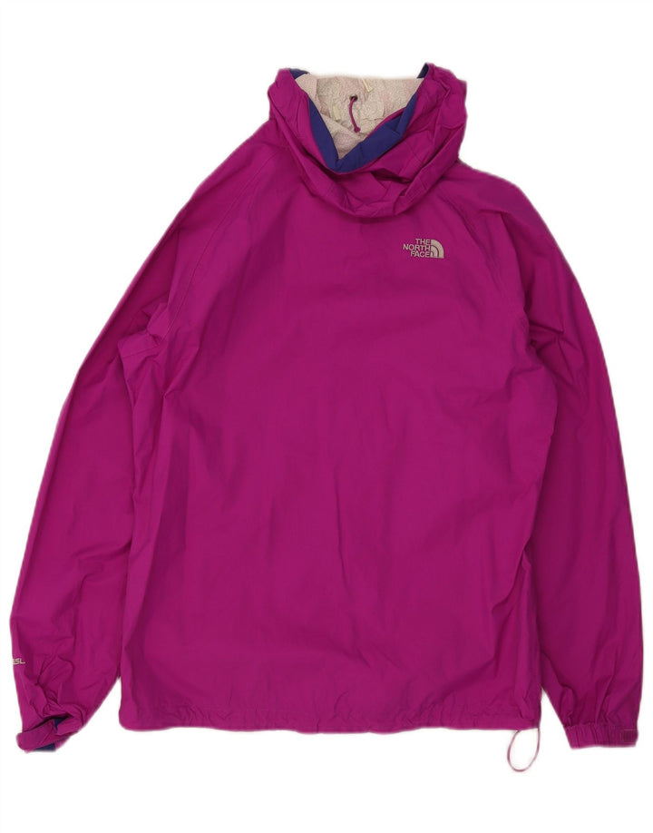 Giacca antipioggia da donna con cappuccio The North Face UK 10 Small Maroon Nylon