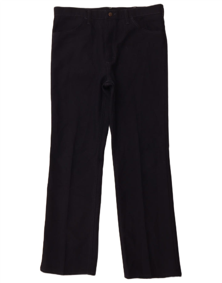 Pantaloni casual dritti da uomo WRANGLER W36 L32 blu navy