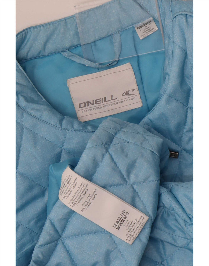 Giacca trapuntata da donna O'Neill UK 14 Large Blu Colourblock Poliestere