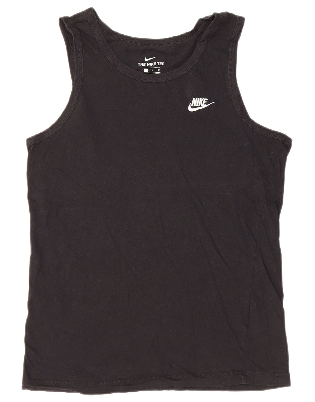 Canotta Nike da uomo piccola in cotone nero