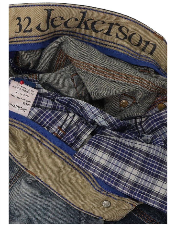 Jeans slim da uomo JECKERSON W32 L34 cotone blu