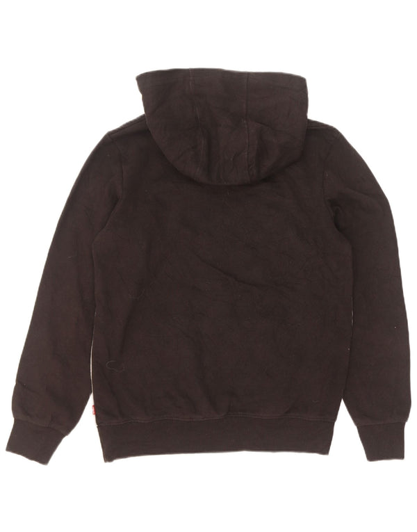 Maglione con cappuccio grafico per ragazzi Levi's 12-13 anni Large in cotone color block grigio