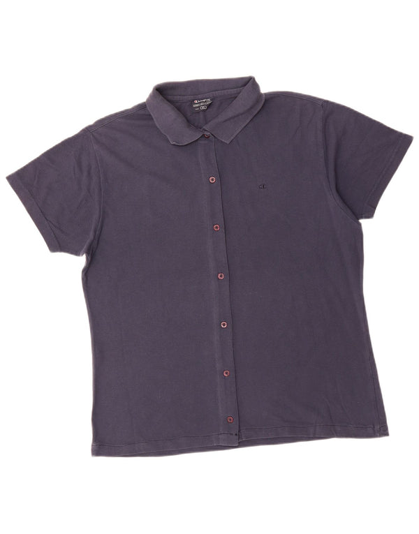 Camicia a maniche corte da donna CHAMPION UK 18 XL Blu navy
