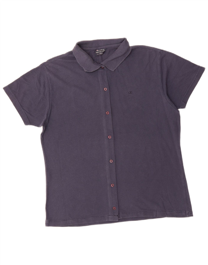 Camicia a maniche corte da donna CHAMPION UK 18 XL Blu navy