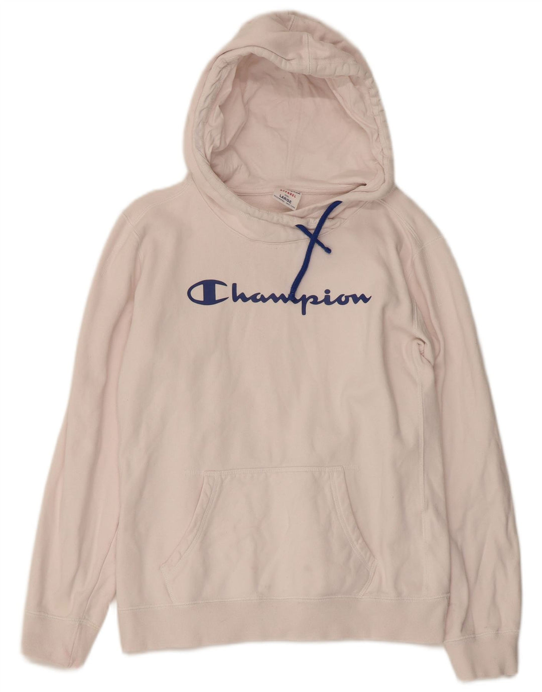Maglione con cappuccio grafico per ragazze CHAMPION 11-12 anni grande in cotone bianco