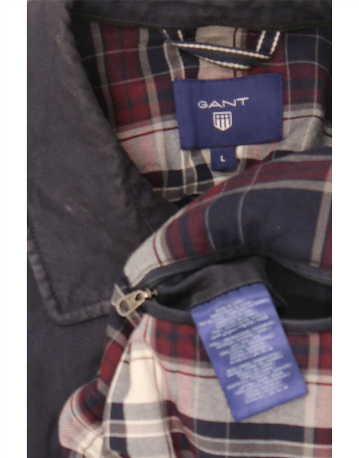 Giubbotto bomber da uomo Gant UK 40 grande cotone blu navy