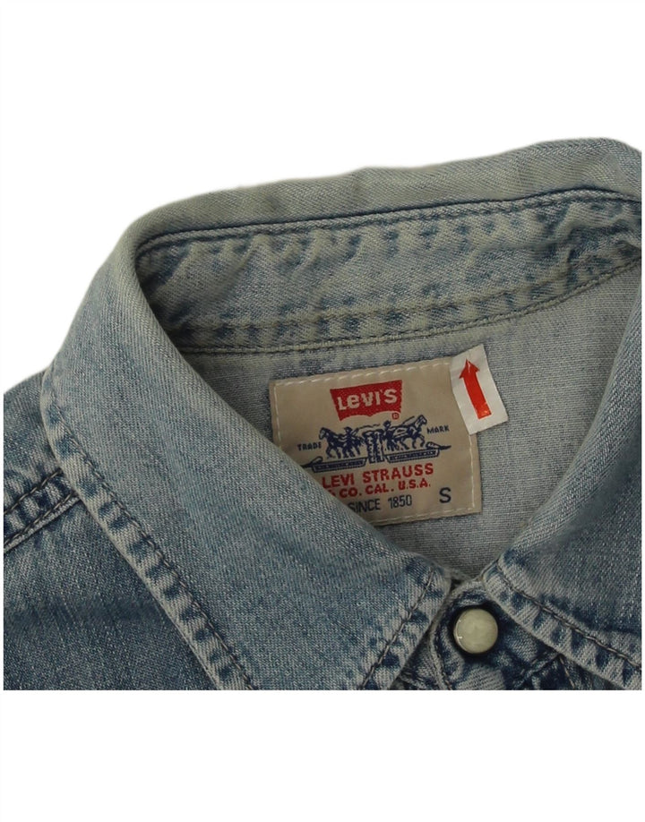 Camicia di jeans da uomo Levi's piccola in cotone blu